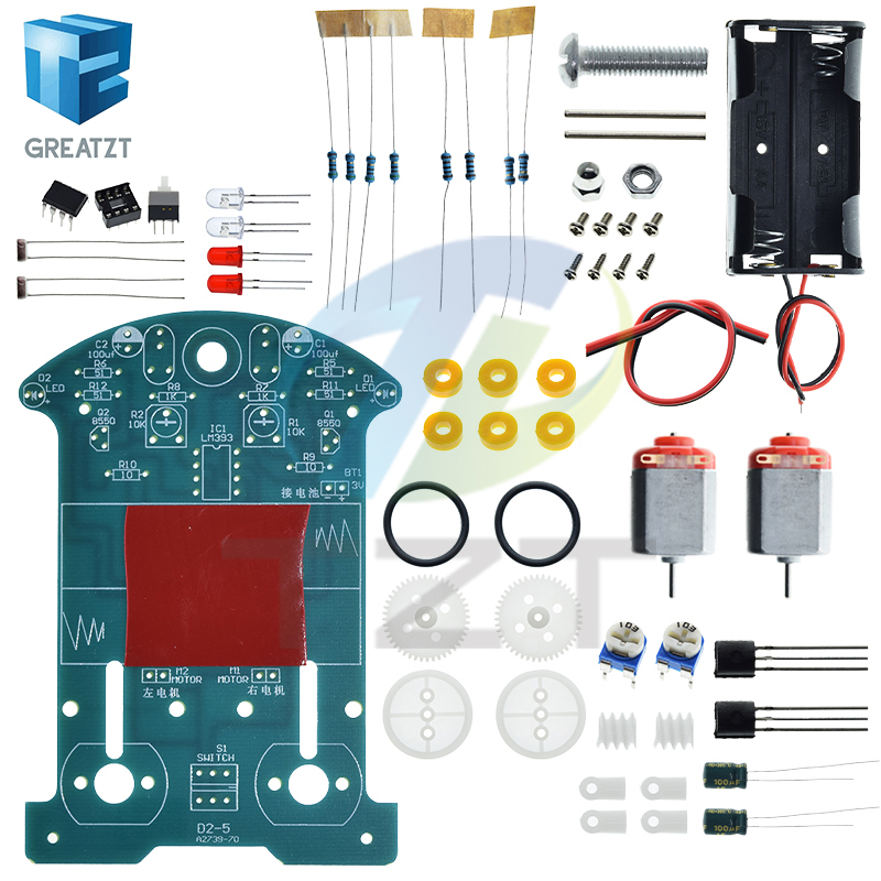 Diy Electronics Motor - TZT D2-5 DIY Kit Intelligent Tracking