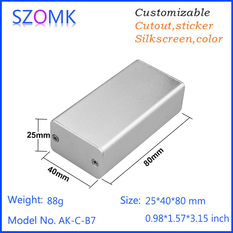 Diy Electronics To Sell - 1Piece DIY Electronic silvery aluminum housing