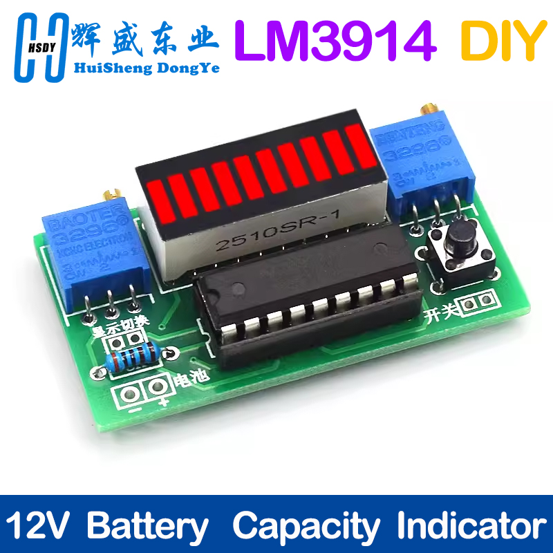 LM3914 10 Segment 3.7V Lithium - Diy Electronics Test Equipment 评论和价格