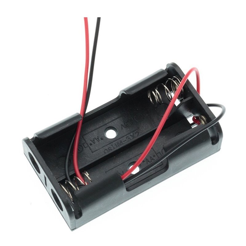 AAAEL-100Pcs 2AA Battery Case  - Diy Electronics Wire 评论和价格