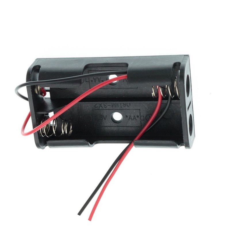 AAAEL-100Pcs 2AA Battery Case  - Diy Electronics Wire 评论和价格
