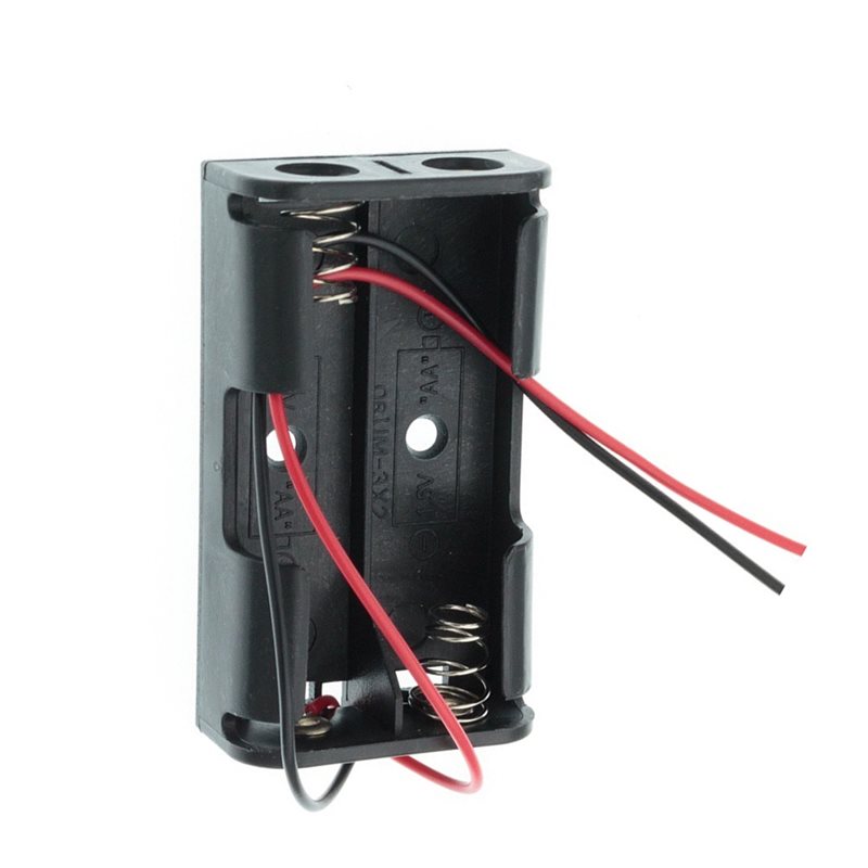 AAAEL-100Pcs 2AA Battery Case  - Diy Electronics Wire 评论和价格