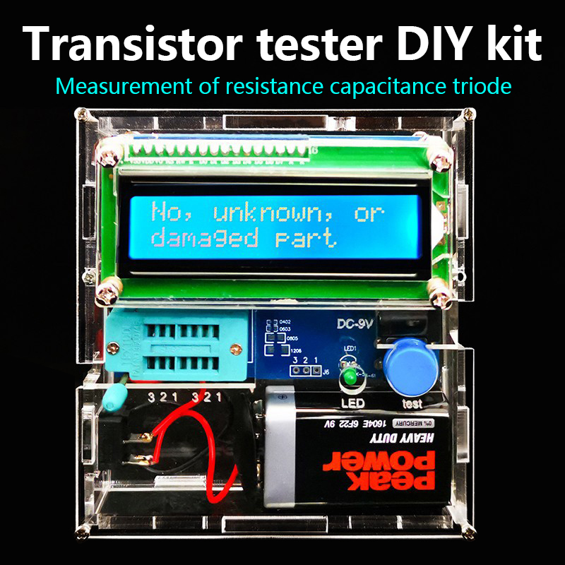 Transistor Tester Kit Resistan - Diy Electronics Test Equipment 评论和价格