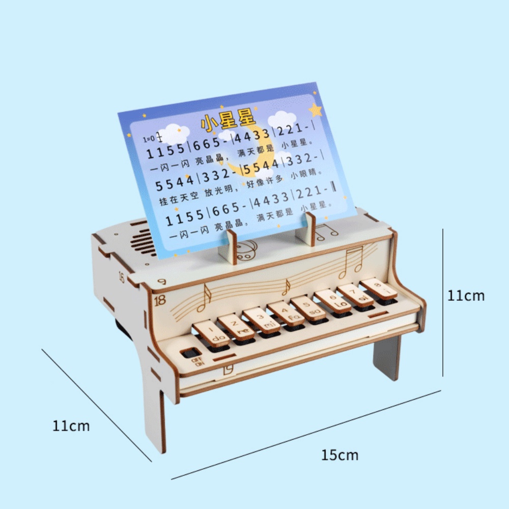 DIY Wooden Electronic Piano Mo - Diy Electronics For Adults 评论和价格