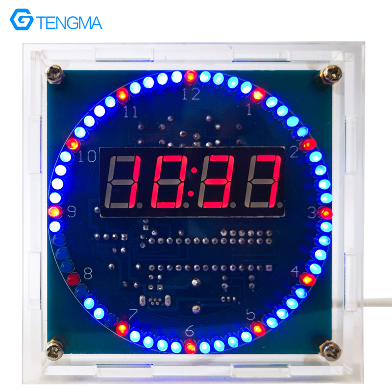 LED Light-Controlled Clock DIY - Diy Electronics For Adults 评论和价格